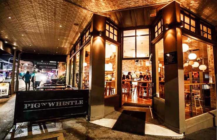 pig -N-Whistle-Bar-Restaurant-CBD-Brisbane-dinner-romantic