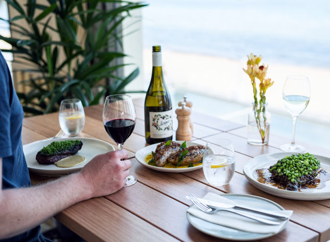 1 Captain Baxter St Kilda Melbourne Restaurant Bar Seafood Wine Seaside waterfront beach modern new open fresh best top wine fine dining ocean view views