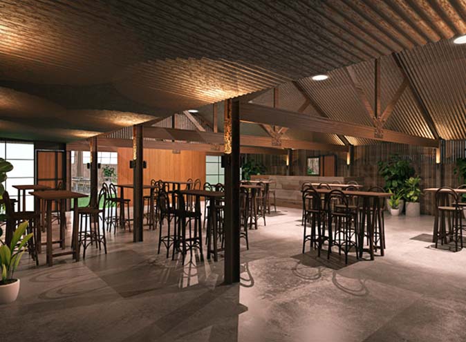 The Timber Yard function rooms Melbourne venues Port venue hire large warehouse outdoor wedding reception engagement performance show good big 003