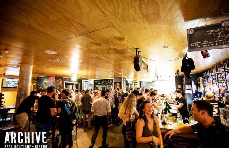 Archive Beer Boutique Bistro bar restaurant West End Brisbane trivia date night music function event top best good