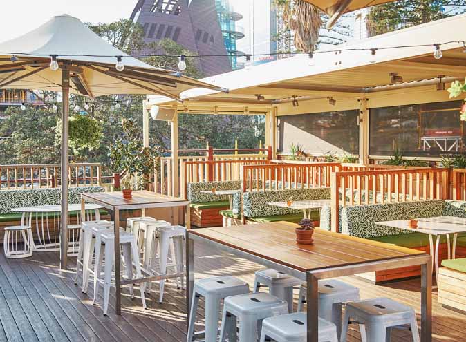 Lucky Shag Waterfront Bar Perth CBD City Rooftop Outdoor View Beachside restaurant restaurants dining al fresco seafood australian modern parma burgers 003