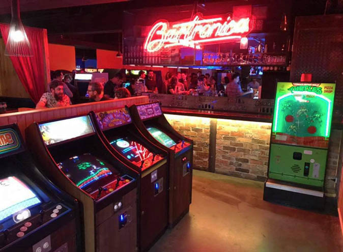 bartronica cbd bar melbourne bars arcade pinball fun underground unique cocktail beer 2